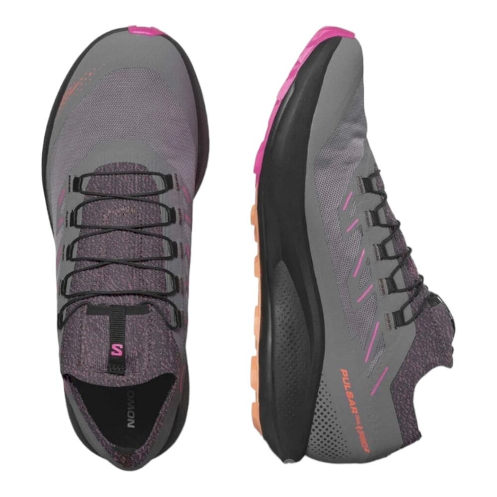 Pulsar Trail Pro 2 Plum Kitten/Black/Pink Glo Sneakers Tennis Shoes Size 8.5 New